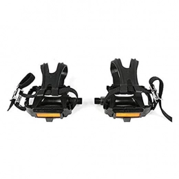 BAODI Spares BAODI Bicycle Pedals Bike Pedals Clips and Straps for Outdoor Cycling and Indoor Stationary Bike Spindle Bicycle Multi-Purpose Pedals
