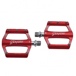 Baugger Spares Baugger Bike Pedals, Bike Pedals Aluminum Alloy MTB Road Bike Pedals 9 / 16 Inch Bicycle Platform Flat Pedals Anti-Slip with DU Sealed Bearing for MTB Mountain Bike Road Bike