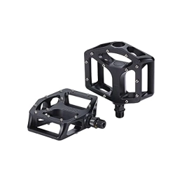 BBB Spares BBB Cycling Mountain Bike Pedals Flat 9 / 16" with Replaceable Grip Pins for Downhill and Freeriding MountainHigh BPD-32