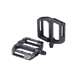 BBB Cycling Spares BBB Cycling Mountain Bike Pedals Flat Black 9 / 16" Ultralight Aluminum Alloy Sealed Bearing with Anti-Slip Pins For MTB E-MTB Enigma BPD-38