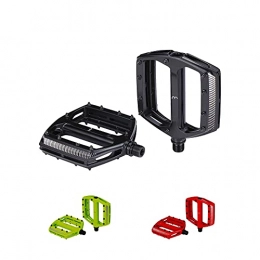 BBB Cycling Spares Bbb Cycling Mountain Bike Pedals Flat Black 9 / 16" with Removable Grip Pins and Large Aluminium Platform CoolRide BPD-36, One Size