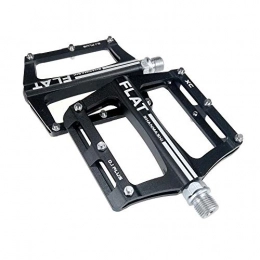 Belleashy Spares Belleashy Bike Pedals Mountain Bike Pedals 1 Pair Aluminum Alloy Antiskid Durable Bike Pedals Surface For Road BMX MTB Bike Black(SMS-0.1PLUS) for Cycling