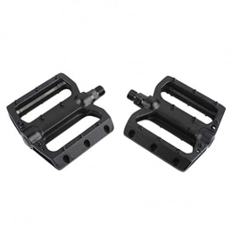 BESPORTBLE Mountain Bike Pedal BESPORTBLE 1 Pair Black Bike Pedals Lightweight Anti Skid Bicycle Pedal Professional Widened Flat Bike Pedal for Mountain Road Bike