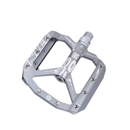 BESPORTBLE Spares BESPORTBLE 1 Pair Mountain Bike Pedal Metal Bicycle Platform Flat Pedals for Road Mountain Cycling Road Bicycle (Grey)
