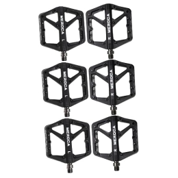 BESPORTBLE Spares BESPORTBLE 3 Pairs Bicycle Pedal Mountain Bike Pedals Cycling Accessories Bicycles Cycling Treadle Bike Treadle Pedals Bike Pedals Mountain Bike Adult Off-road Steel Shaft Cleats Child