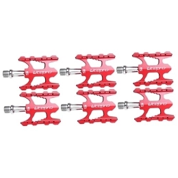BESPORTBLE Spares BESPORTBLE 3pcs Bike Part Replacement Mountain Bike Cleats Bike Pedals Repair Road Bike Flat Bike Pedals with Straps Mtb Flat Pedals Metal Bike Pedals Pedal for Clips Component Child Alloy