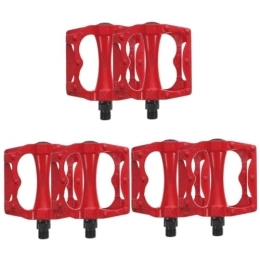BESPORTBLE Mountain Bike Pedal BESPORTBLE 6 Pcs bike cruiser bicycle ball aldult red aluminum alloy pedals Metal dead speed outdoor alloy child road vehicles Component Accessories pedal clip-on mountain bike