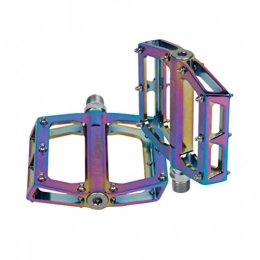 BESPORTBLE Spares BESPORTBLE Aluminum Alloy Bicycle Pedals Colorful Non-Slip Flat Bike Pedals Mountain Bicycle MTB Pedals for Bike Accessory
