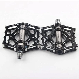 Beyoung Spares Beyoung Mountain Bike Pedals 9 / 16" Road Bike Pedals Non-Slip Lightweight Aluminum Alloy Bicycle Pedal Fits for MTB BMX Road Exercise Bike, Black