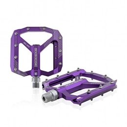 BGGPX Spares BGGPX / Fit For MG-03 Mountain Bike Pedals Cycling Aluminium Alloy, MTB Pedal, A Pair 345g MTB Bike Pedal Bicycle Pedal (Color : Purple)