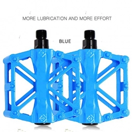 WANGWO Mountain Bike Pedal Bicycle Ball Pedals Ultralight Aluminum Alloy Mountain Bike Pedal Bearing Pedals Equipment Spare Parts Riding Equipment Spare Parts (blue)