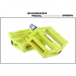 Owenqian Mountain Bike Pedal Bicycle Cycling Bike Pedals Mountain Bike Pedals 1 Pair Nylon Antiskid Durable Bike Pedals Surface For Road BMX MTB Bike 5 Colors For Exercise Bike Spin Bike And Outdoor Bicycles ( Color : Green )
