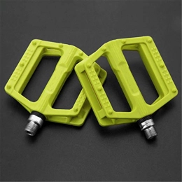 Candicely Mountain Bike Pedal Bicycle Pedal 1 Pair Graphite DU Bicycle Pedals Reflective Bike Bearing Pedals For Fixed Gear Bike Mountain Bicycle BMX (Size:12.5 * 10.5 * 2cm; Color:Green)