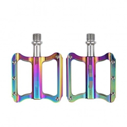 PQXOER Mountain Bike Pedal Bicycle Pedal 1 Pair GUB MTB Bike Pedal Aluminum Alloy Sealed Bearing Road Bike Pedal MT High-Strength Colorful Pedal Bicycle Parts Cycling Bike Pedals