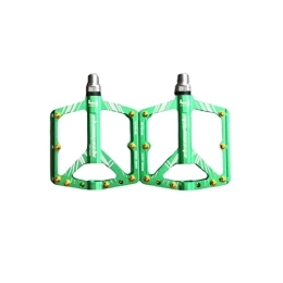 CVZN Spares Bicycle Pedal 2021 Super Light 4 Sealed Bearings Bicycle Pedals Fit For Road Mountain Bike Wide Platform Pedales Modified Parts (Color : green)