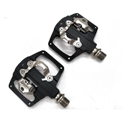 CVZN Mountain Bike Pedal Bicycle Pedal Aluminium Alloy Black DU Bearing Fit For MTB Mountain XC Clipless Bike SPD Cycling Pedals Bicycle Parts Modified Parts