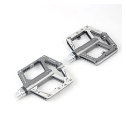 CVZN Mountain Bike Pedal Bicycle Pedal Aluminium Alloy Stable 3-axis Bicycle Pedal Light Firm Bearing Pedal Fit For Mountain Bike Foot Pedal Modified Parts (Color : Silver)