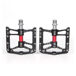 CVZN Spares Bicycle Pedal Aluminum Alloy 3 Sealed Bearing Bicycle Pedal Fit For Road Mountain Bike BMX Cycling Accessories Modified Parts (Color : Black)