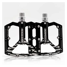 CVZN Spares Bicycle Pedal Aluminum Alloy CNC Bicycle Pedals Fit For Mountain Road Bike Pedal Cycling Accessories Modified Parts (Color : Black)
