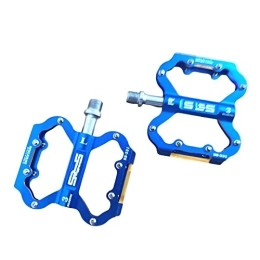 CVZN Spares Bicycle Pedal Aluminum Alloy CNC UltraLight Sealed 3 Bearing Pedal Fit For Mountain Bike Road Cycling Pedals Modified Parts (Color : Blue)