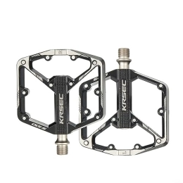 HEIBTENY Spares Bicycle Pedal Aluminum Alloy KRSEC Bearing Flat Flat Road Bike Pedals Mountain Bike Pedals