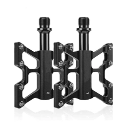 CVZN Mountain Bike Pedal Bicycle Pedal Bicycle Black Pedal Aluminum Alloy 3 Bearing Fit For Road Mountain Bike Pedal Cycling Accessories Modified Parts