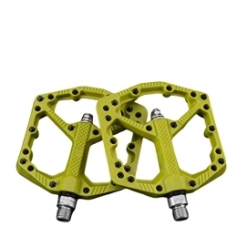 CVZN Spares Bicycle Pedal Bike Pedals Platform Bicycle Flat Ultralight Bearings Cycling Fit For MTB Road Mountain Accessories Modified Parts (Color : 2021-12A Green)