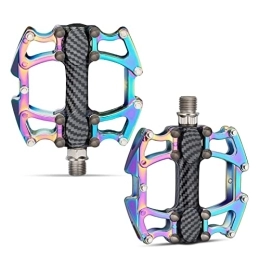 CVZN Spares Bicycle Pedal CNC Durable Bearing Bicycle Pedals Fit For Mountain Bike Universal Alloy Bicycle Colorful Pedals Modified Parts