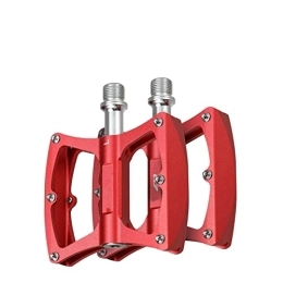 CVZN Spares Bicycle Pedal Fit For Bicycle Mountain Bike Pedal Universal Foot Pedal Wide Plate Bicycle Durable Bicycle Pedal Modified Parts (Color : Red)