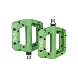 CVZN Spares Bicycle Pedal Fit For Mountain Bike Pedal Nylon 2 Bearing Composite Universal Cycling Pedal Bicycle Accessories Modified Parts (Color : green)