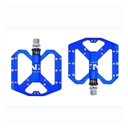 CVZN Spares Bicycle Pedal Fit For Mountain Bike Pedals CNC Aluminum Alloy Sealed 3 Bearing Ultralight Pedals Bicycle Parts Modified Parts (Color : Blue)