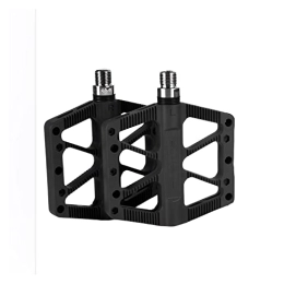 CVZN Mountain Bike Pedal Bicycle Pedal Fit For Mountain Bike Platform Pedals Light Weight Versatility Bicycle Nylon Footpegs Cycling Parts Modified Parts (Color : Black)