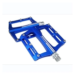 CVZN Mountain Bike Pedal Bicycle Pedal Fit For Mountain Road Bike Platform Pedals Ultralight Alloy Bicycle Pedal Bike Accessories Modified Parts (Color : Blue)