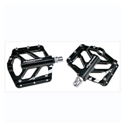 CVZN Mountain Bike Pedal Bicycle Pedal Fit For Road Bike BMX Mountain Bicycle Pedal 6 Colors Flat Platform Pedals Cycling Accessories Modified Parts (Color : Black)