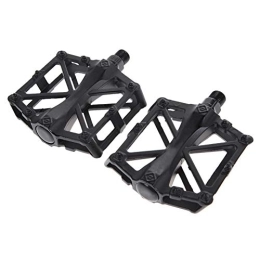 DiJiaXie Spares Bicycle Pedal Flat Bike Pedals Sealed Bearings Bicycle Pedals Mountain Bike Pedals Die Casting Aluminum Pedals Bicycle Parts (Color : Black)