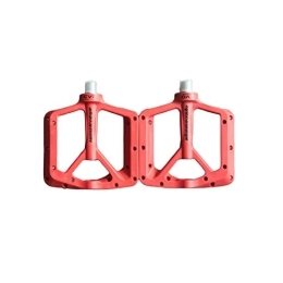 CVZN Mountain Bike Pedal Bicycle Pedal Nylon Bike Pedals Fit For Road Mountain BMX Bicycle Pedals Cycling Accessories Sports Pedals Modified Parts (Color : Red)
