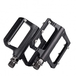 N\C Mountain Bike Pedal Bicycle Pedal Road Cycling Bicycle Pedals Lightweight Fiber Mountain Bike Pedals Black Cycling Bike Pedals (Color : Black, Size : 100x85x15mm)
