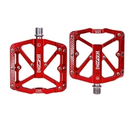 CVZN Mountain Bike Pedal Bicycle Pedal Sealed Bearings Aluminum Alloy Bicycle Pedals Fit For Mountain Bike Pedal Cycling Accessories Modified Parts (Color : MZ-193 red-2)