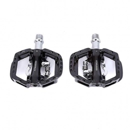 XCRUI Mountain Bike Pedal Bicycle Pedal Set Cycling Road Bike MTB Clipless Pedals Selflocking Pedals SPD Compatible Pedals Bike Parts