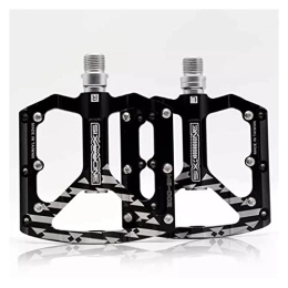 CVZN Mountain Bike Pedal Bicycle Pedal Super Licht Aluminium Alloy Fiets Pedalen Fit For Folding Bicycle Mountain Bikes Pedal Parts Modified Parts (Color : Black)