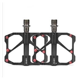 CVZN Mountain Bike Pedal Bicycle Pedal Ultra-light 3 Peilin Carbon Bearing Bicycle Pedals Fit For Road Bike Mountain Cycling Pedals Modified Parts (Color : R87C Black)