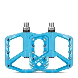 CVZN Mountain Bike Pedal Bicycle Pedal Ultralight 9 / 16 Inch Nylon Sealed Pedals Bearings Fit For Road BMX Mountain Bicycle Bike Parts Modified Parts (Color : Blue)