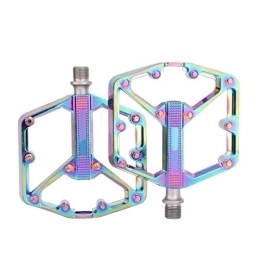 CVZN Mountain Bike Pedal Bicycle Pedal Ultralight Platform Bicycle Aluminum Alloy Pedals Fit For Mountain Road MTB Bike Pedal Bicycle Parts Modified Parts (Color : 3 bearings b)