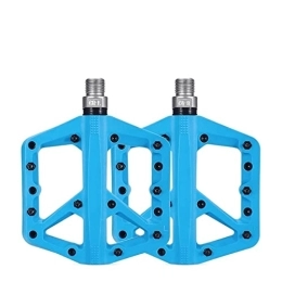 CVZN Mountain Bike Pedal Bicycle Pedal Ultralight Sealed Bearings Nylon Bicycle Pedal Fit For Mountain Bike Pedal Bicycle Accessories Parts Modified Parts (Color : 093 Nylon Blue)