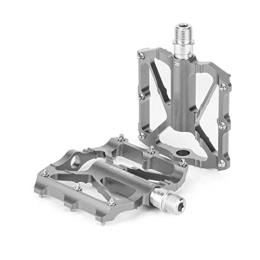 CVZN Mountain Bike Pedal Bicycle Pedal Widen DU+ Bearing Aluminum Alloy Bicycle Pedal Fit For Road Mountain Bike Pedal Cycling Accessories Modified Parts (Color : M40-Silver)