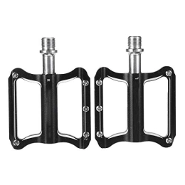 Heqianqian Spares Bicycle Pedals 1 Pair Of Bike Pedals Anti-slip Mountain Road Bike Platform Aluminum Alloy Bicycle Flat Foot Platform Outdoor Cycling Bicycle Pedals Bike Components (Size:81.5*105 Mm; Color:Black)