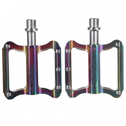 Yhjkvl Spares Bicycle Pedals 1 Pair Of Bike Pedals Anti-slip Mountain Road Bike Platform Aluminum Alloy Bicycle Flat Foot Platform Outdoor Cycling Bicycle Pedals Bike Pedals (Size:81.5*105 Mm; Color:Colorful)