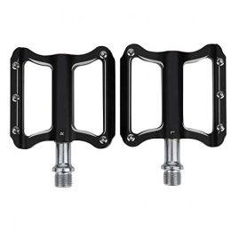 Alomejor Spares Bicycle Pedals Aluminum Alloy Bicycle Platform Road Bike Pedals for MTB Road Vehicles and Folding(Noir)