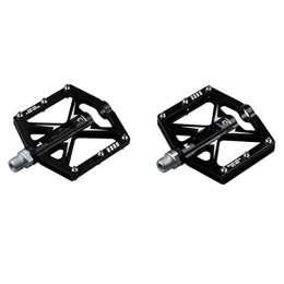 YIJIAHUI Mountain Bike Pedal Bicycle Pedals Aluminum Alloy Bike Bicycle Pedal 3 Bearing Ultralight Professional MTB Mountain Bike Road Pedal Mountain Bike Pedals (Size:101 * 94 * 11mm; Color:Black)