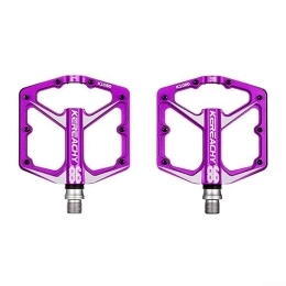 PUUPAA Spares Bicycle Pedals, Aluminum Alloy Cycling Bike Non-slip Sealed Bearing Pedals, Mountain Bike Pedals Waterproof And Dustproof Pedals-Purple